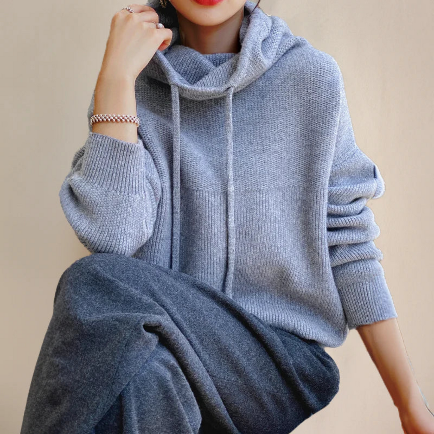 ARLIE™ SWEAT À CAPUCHE SLIMMING EN MAILLE