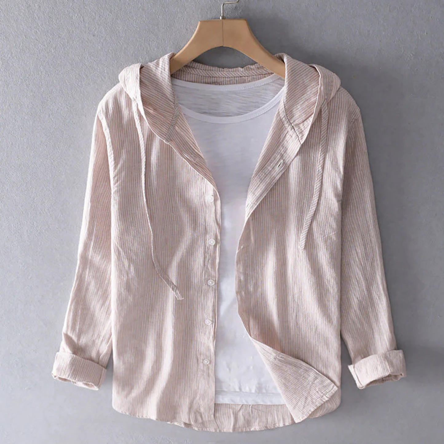 ÉLOI™ CHEMISE LÉGÈRE EN LIN À CAPUCHE