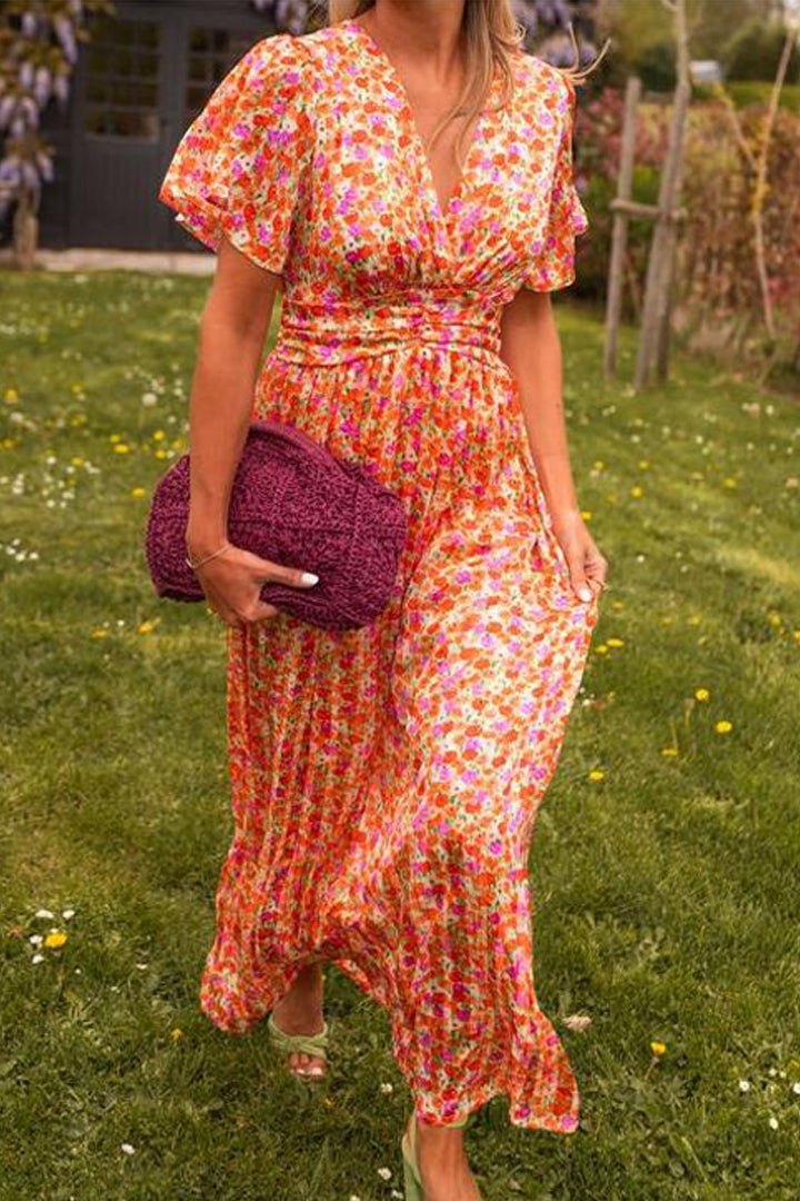 SOPHIE™ ROBE LONGUE À FLEURS