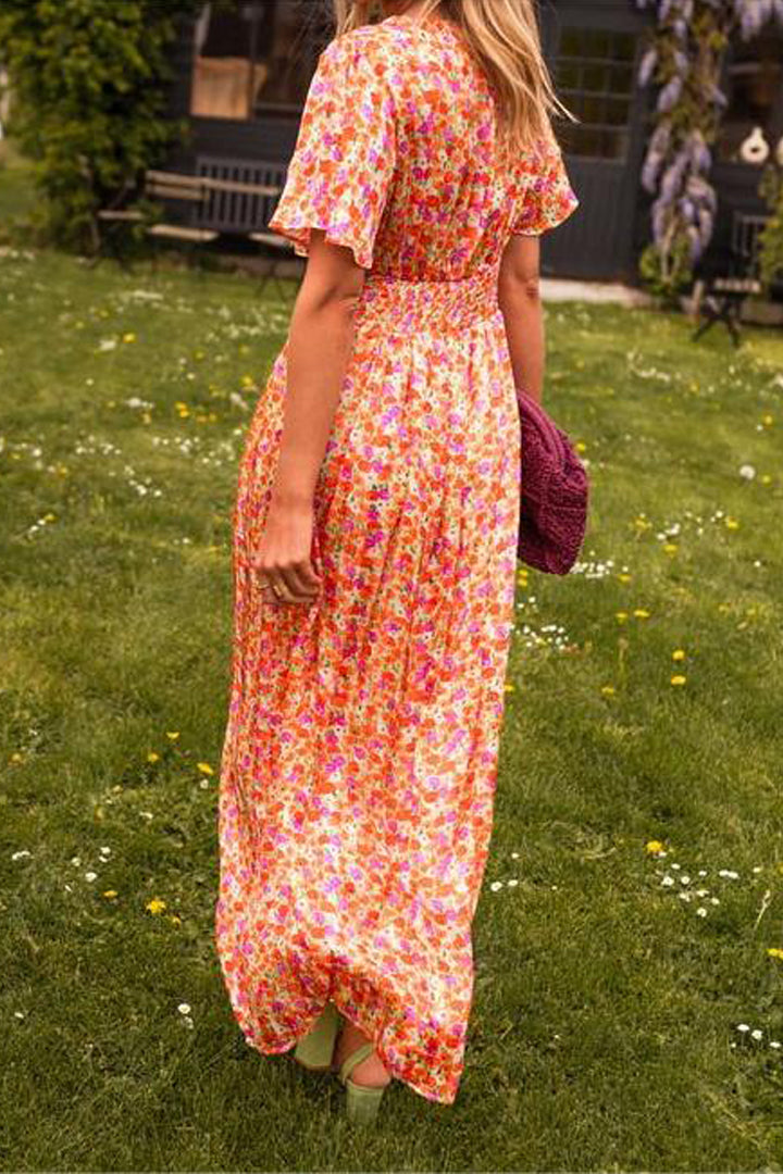 SOPHIE™ ROBE LONGUE À FLEURS