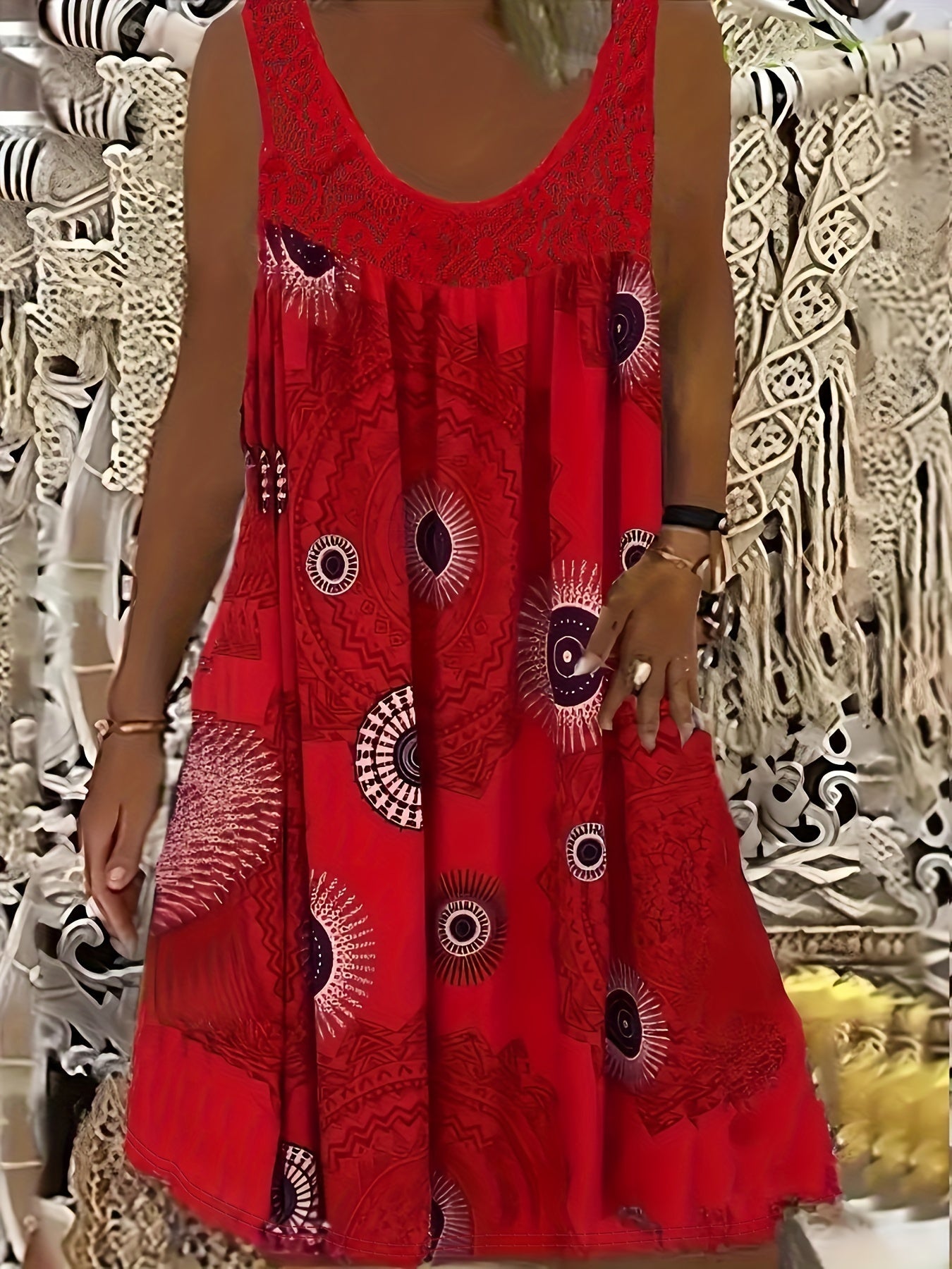 CAMILA™ ROBE TABLIER EN DENTELLE ÉLÉGANTE