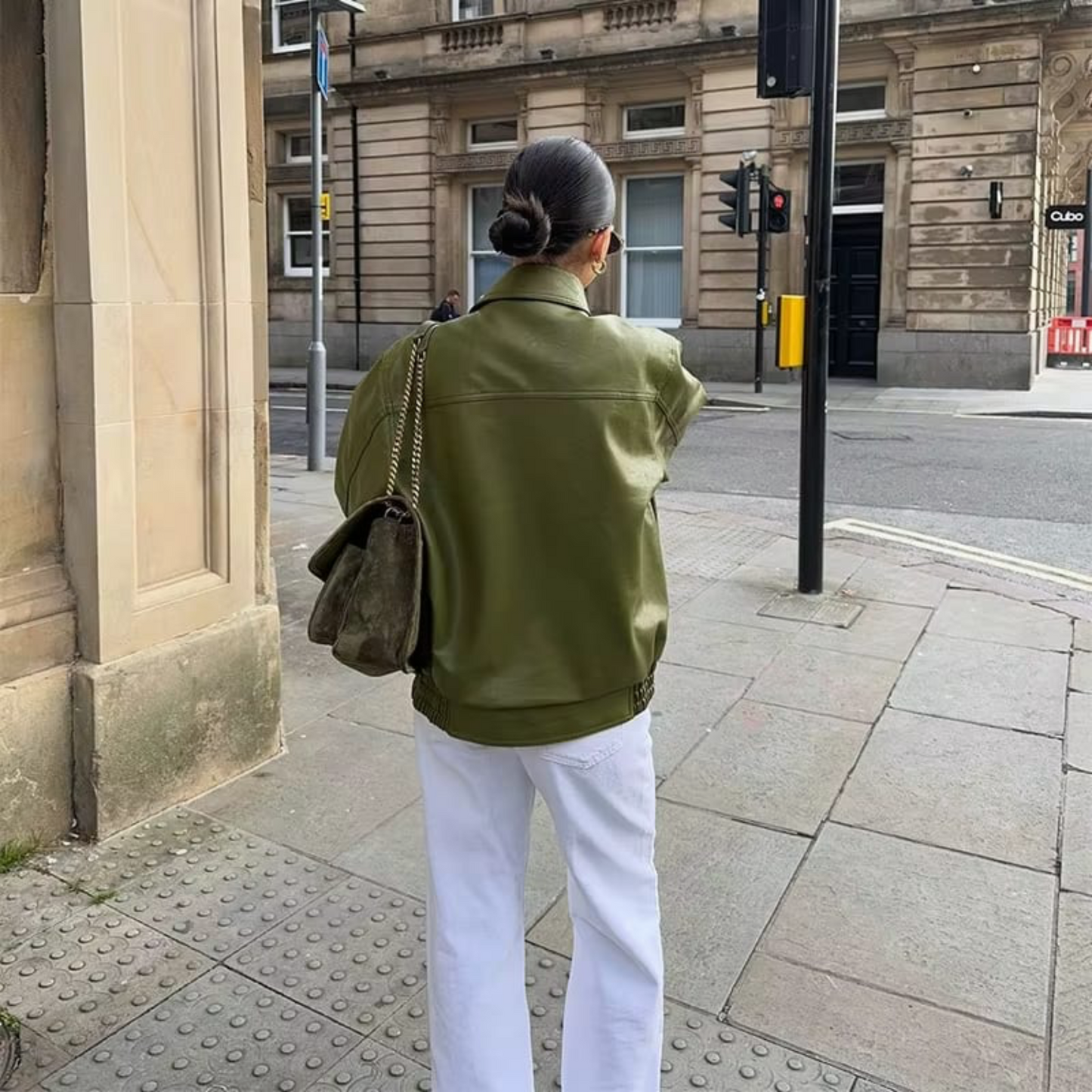 MAËLYS™ BLOUSON COURT EN SIMILICUIR