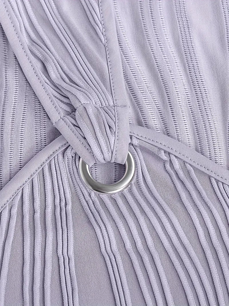 ALENA™ ROBE MIDI À RAYURES