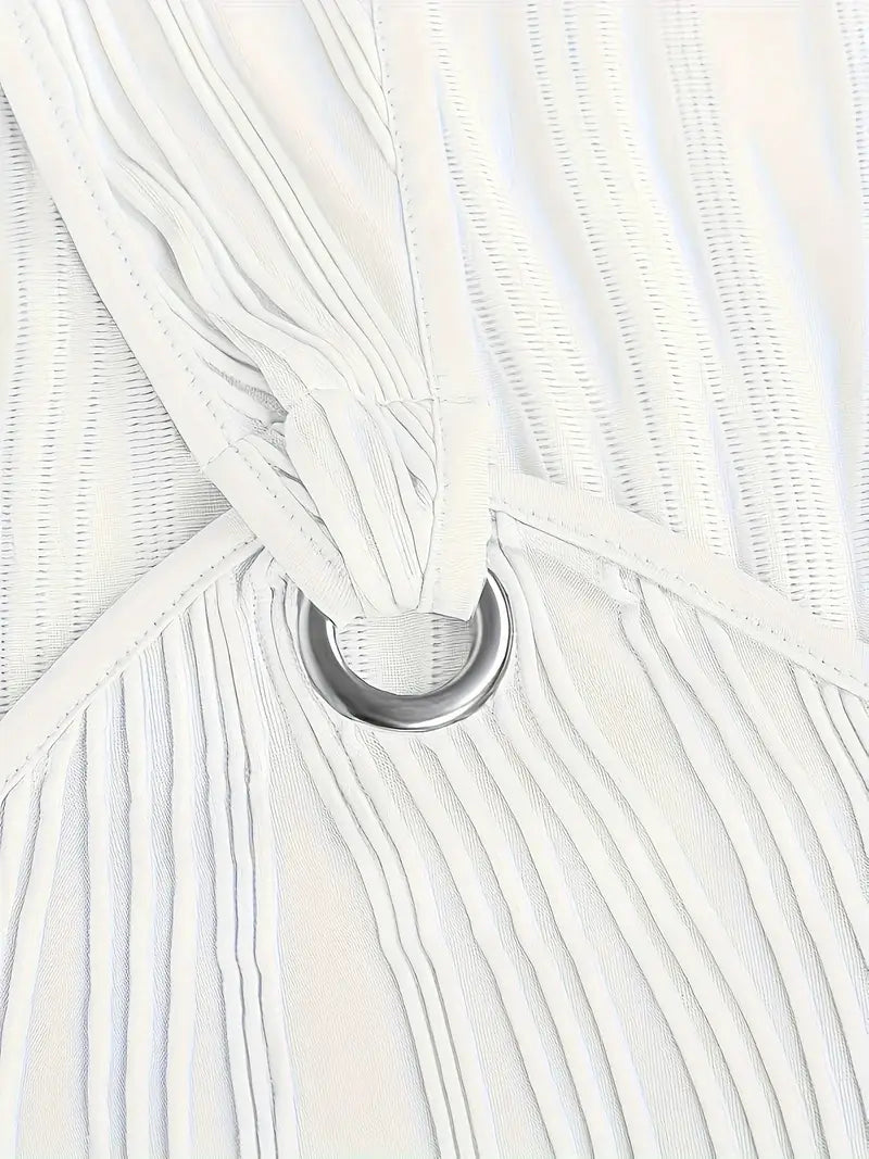 ALENA™ ROBE MIDI À RAYURES