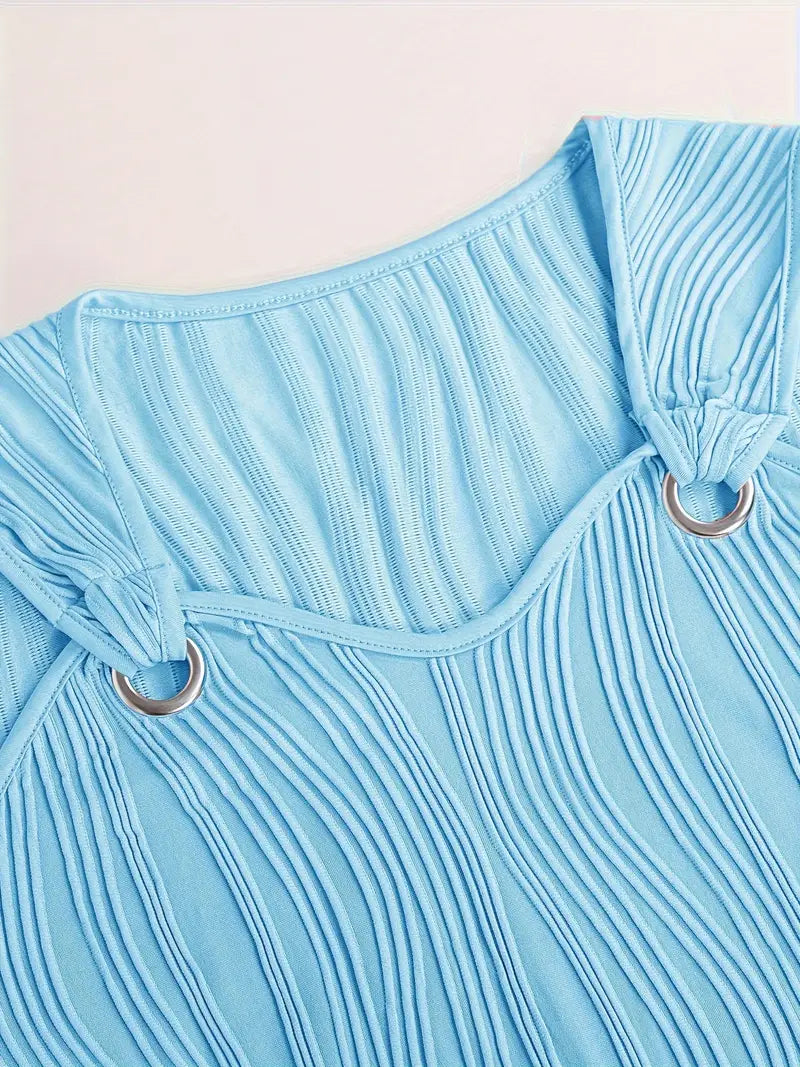 ALENA™ ROBE MIDI À RAYURES