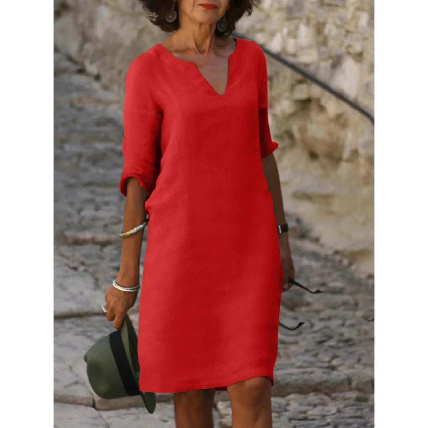 ISALINE™ ROBE COURTE BOHÈME