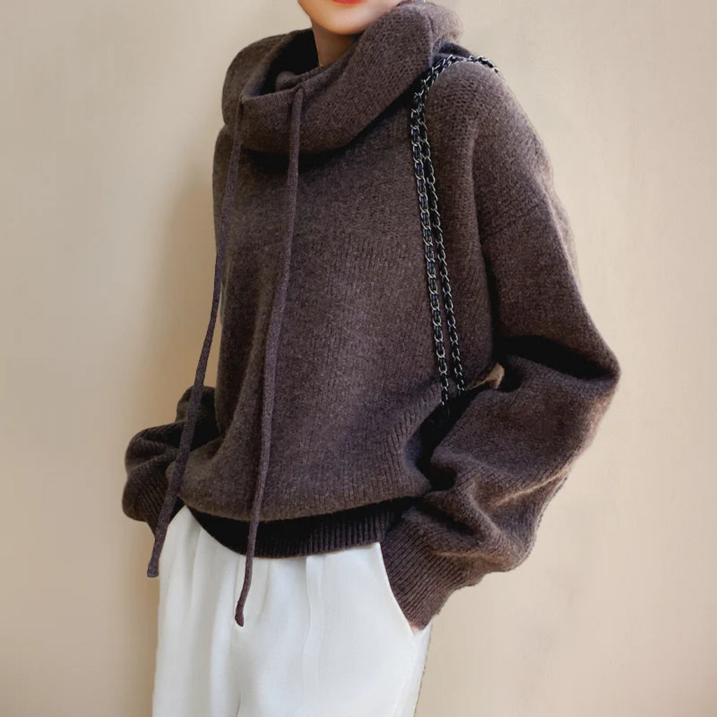 ARLIE™ SWEAT À CAPUCHE SLIMMING EN MAILLE