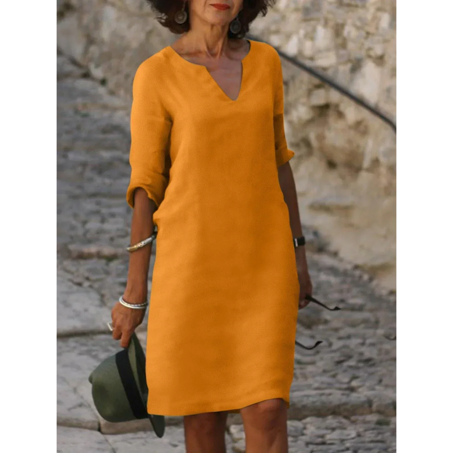 ISALINE™ ROBE COURTE BOHÈME