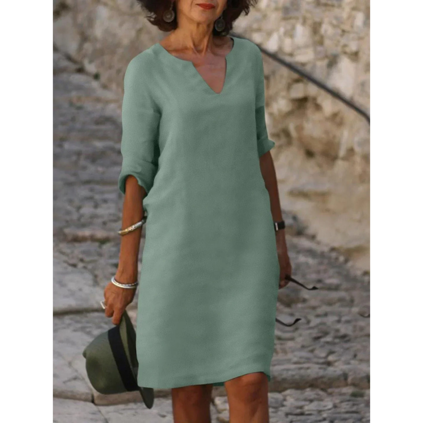 ISALINE™ ROBE COURTE BOHÈME