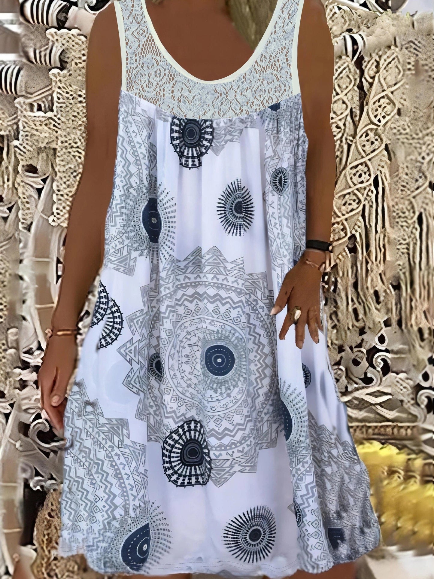 CAMILA™ ROBE TABLIER EN DENTELLE ÉLÉGANTE