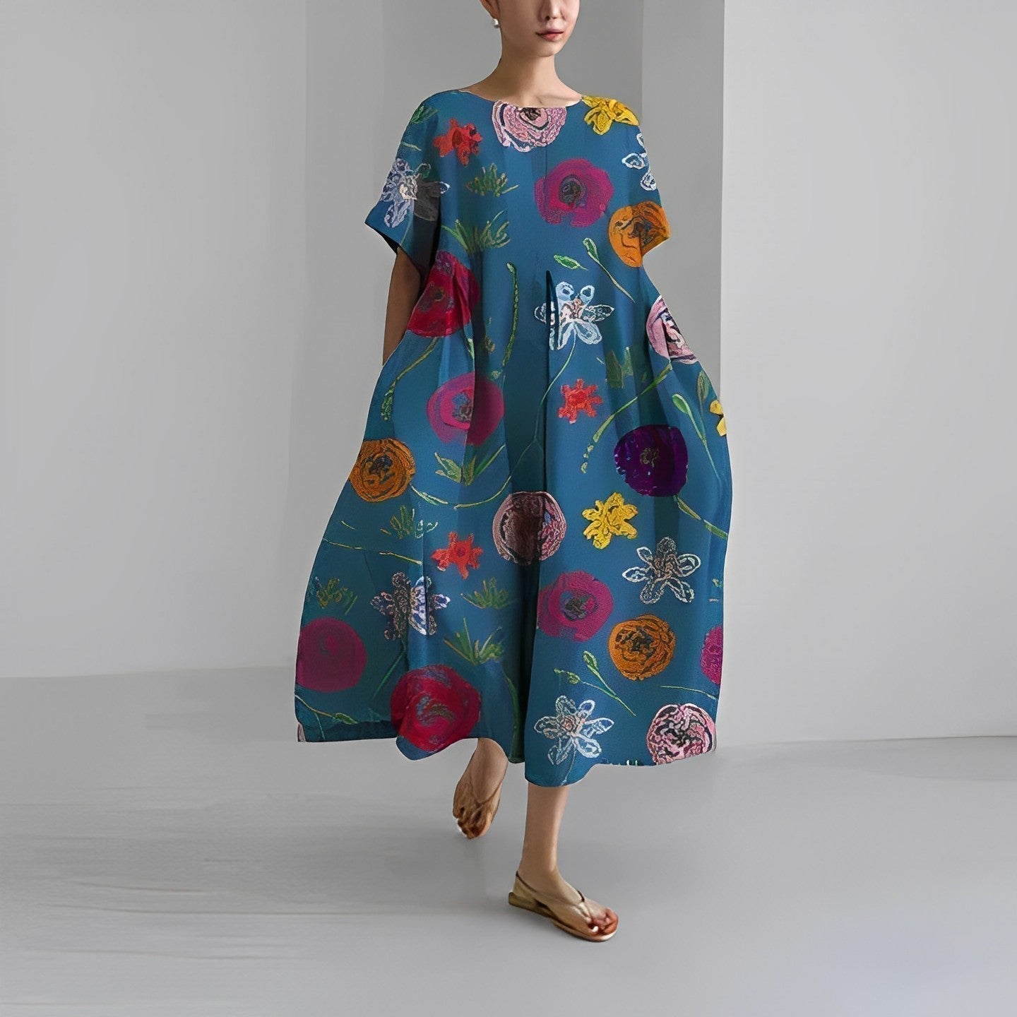 ESME™ ROBE BOHÈME À FLEURS
