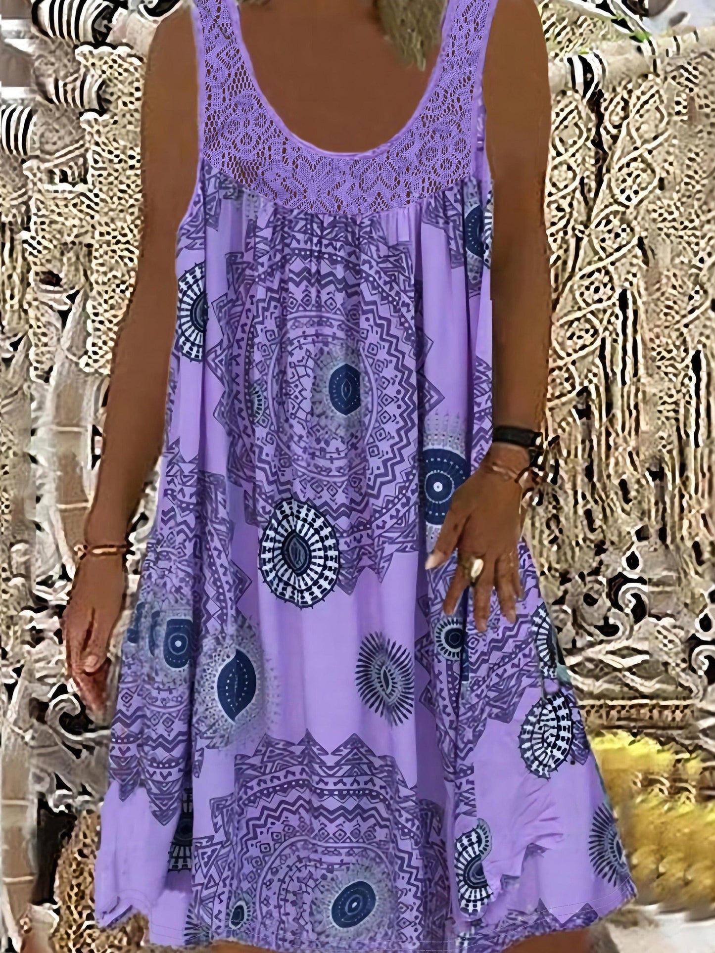 CAMILA™ ROBE TABLIER EN DENTELLE ÉLÉGANTE