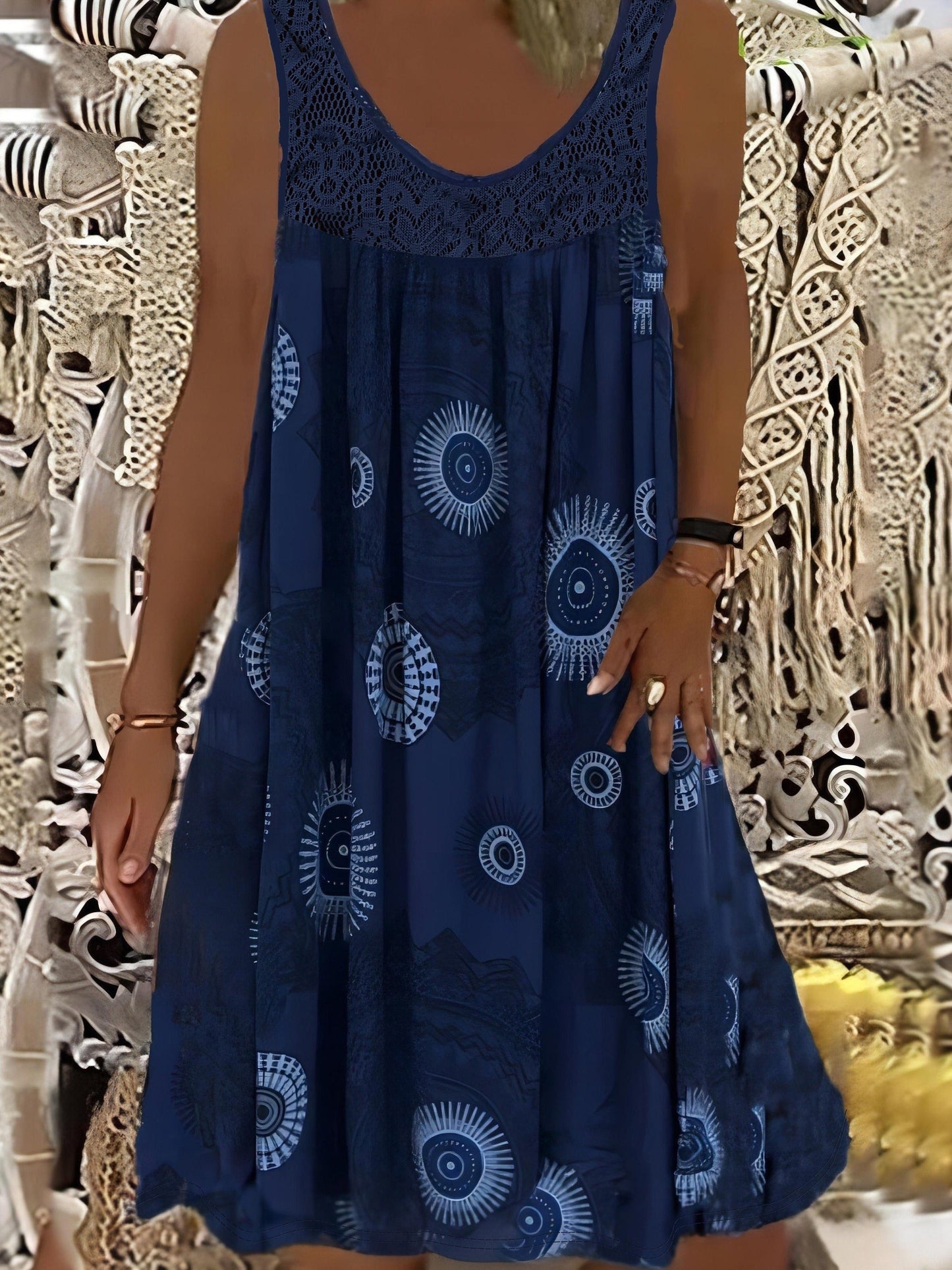 CAMILA™ ROBE TABLIER EN DENTELLE ÉLÉGANTE