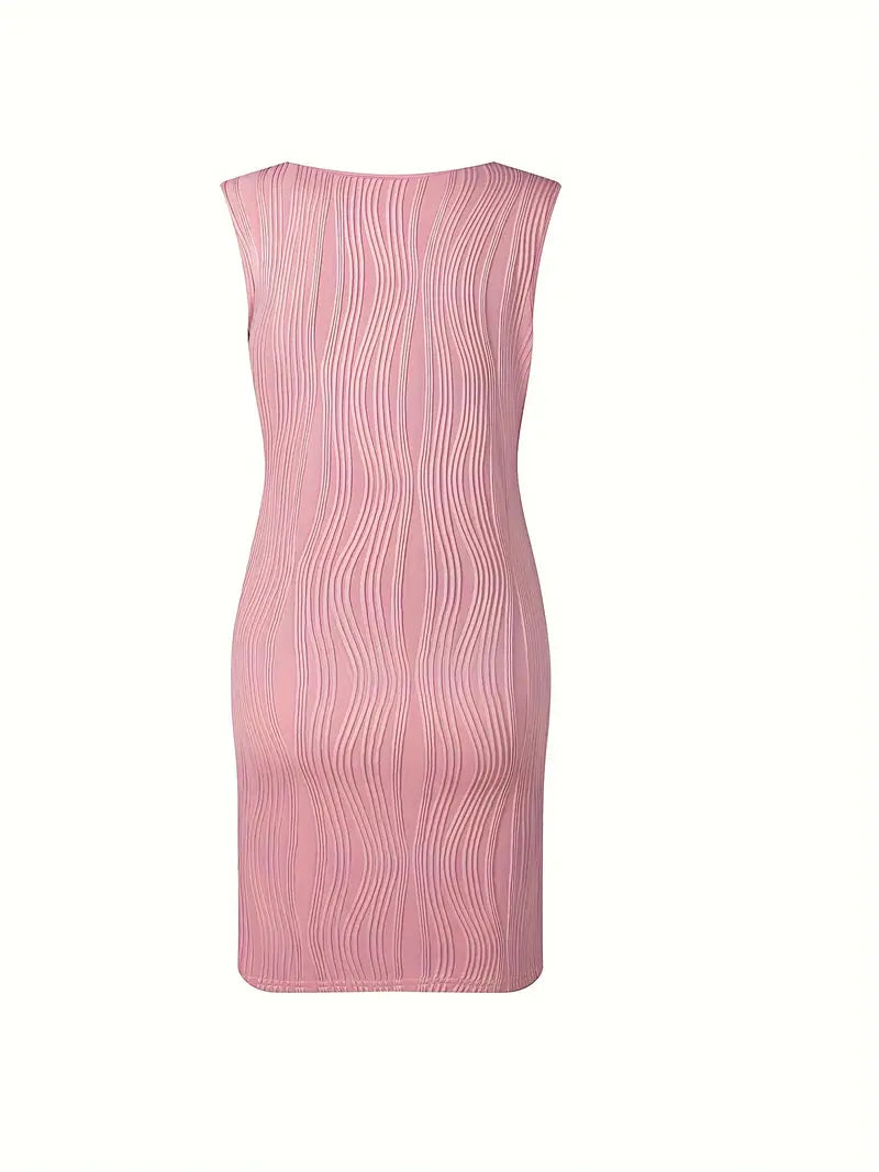 ALENA™ ROBE MIDI À RAYURES