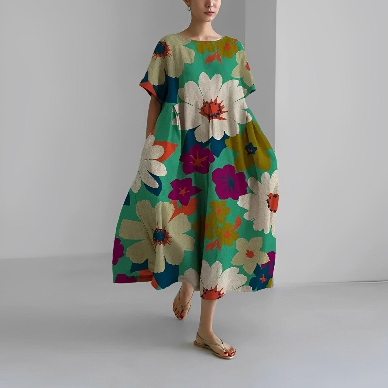 ESME™ ROBE BOHÈME À FLEURS