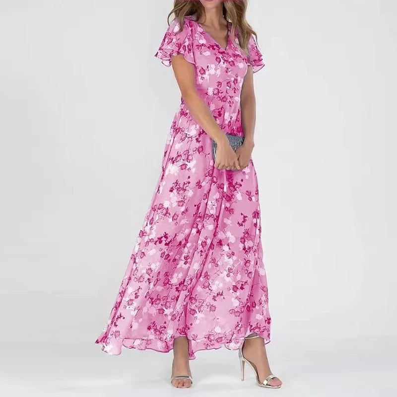 ELISE | ROBE MAXI COLORÉE