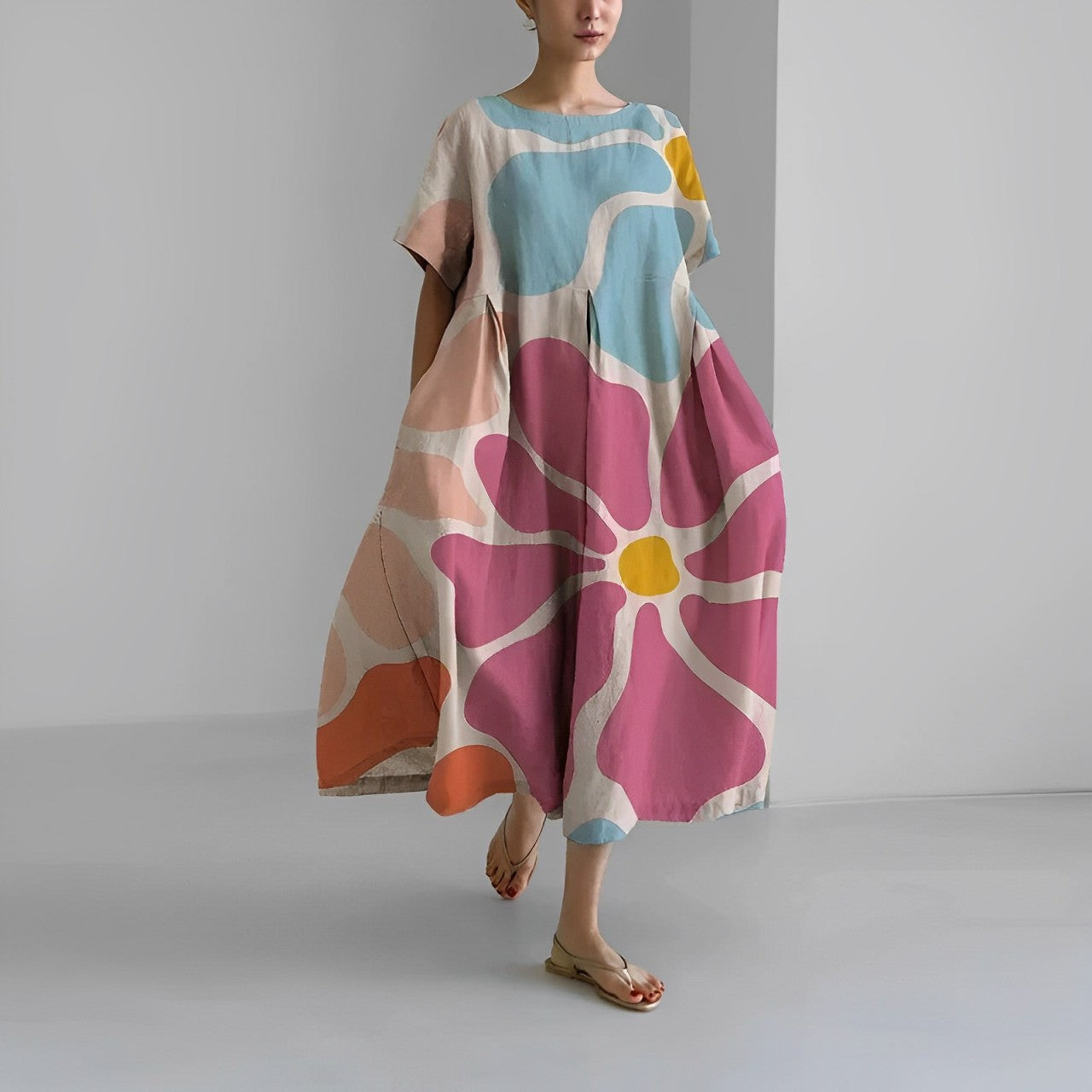 ESME™ ROBE BOHÈME À FLEURS