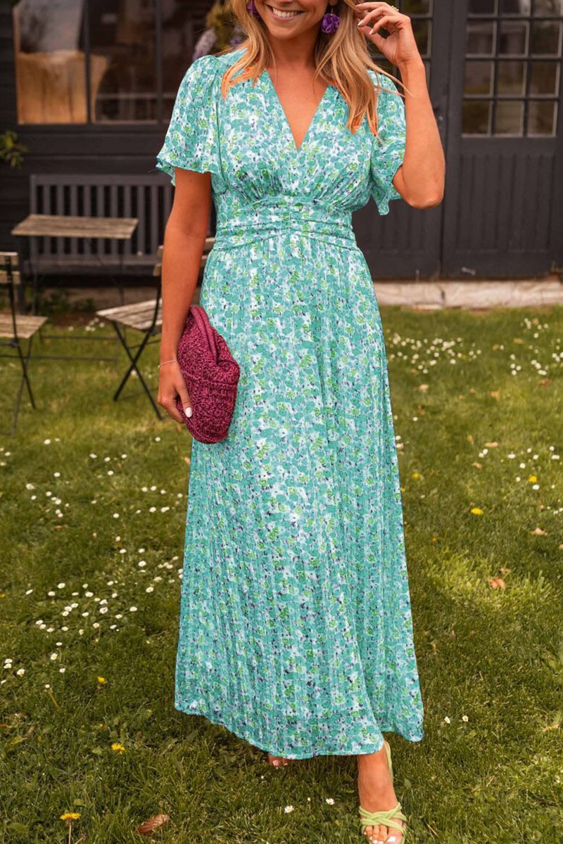 SOPHIE™ ROBE LONGUE À FLEURS