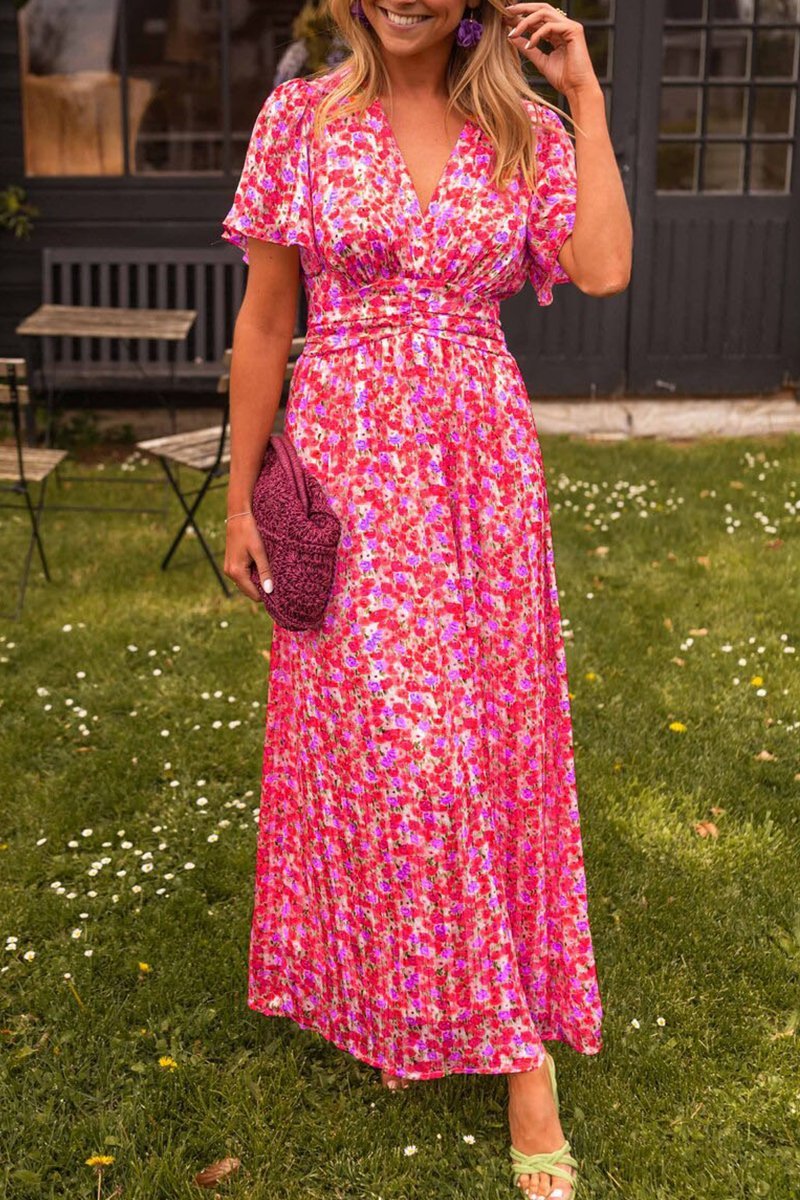 SOPHIE™ ROBE LONGUE À FLEURS