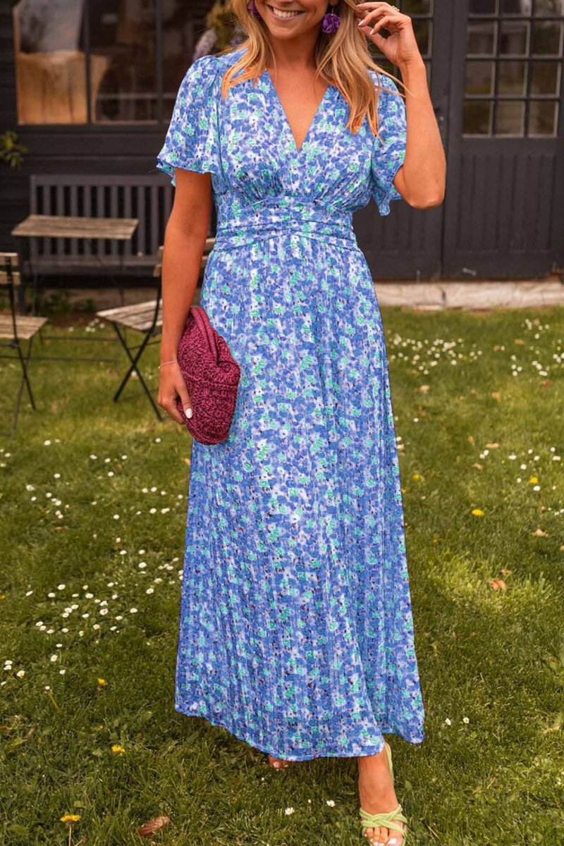 SOPHIE™ ROBE LONGUE À FLEURS