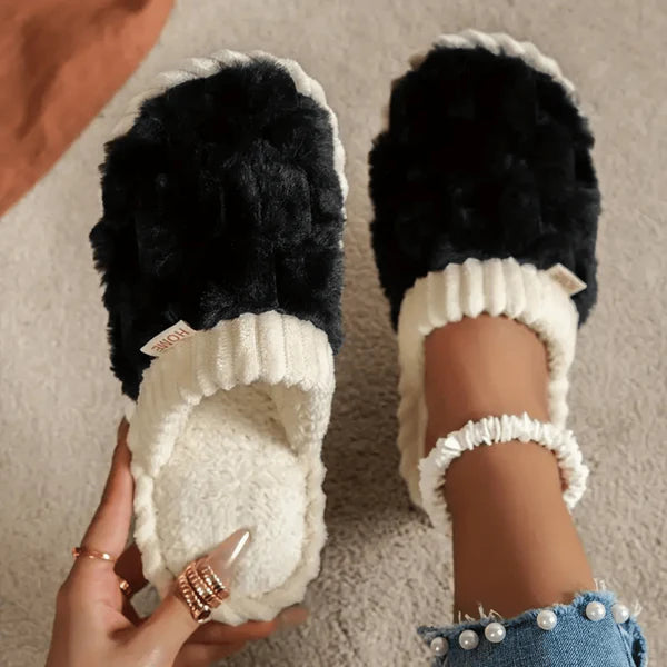 SOLEIL DOUILLET™ PANTOUFLES ANTIDÉRAPANTES EN COTON