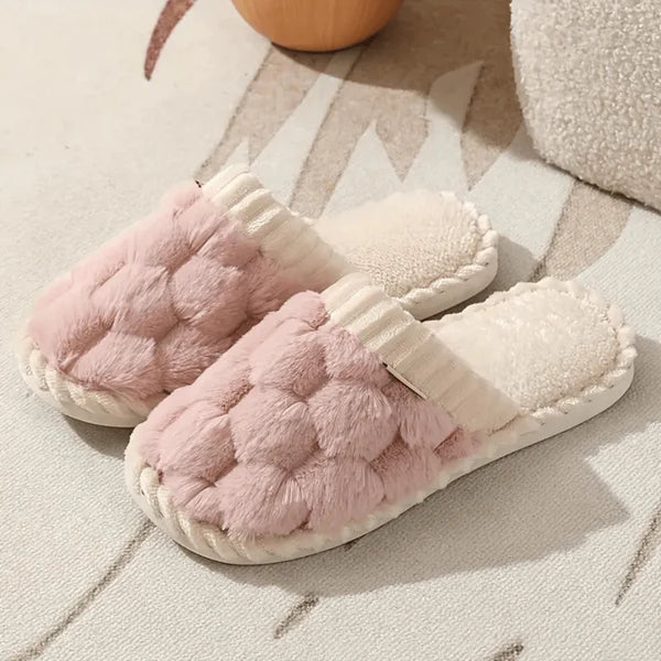 SOLEIL DOUILLET™ PANTOUFLES ANTIDÉRAPANTES EN COTON