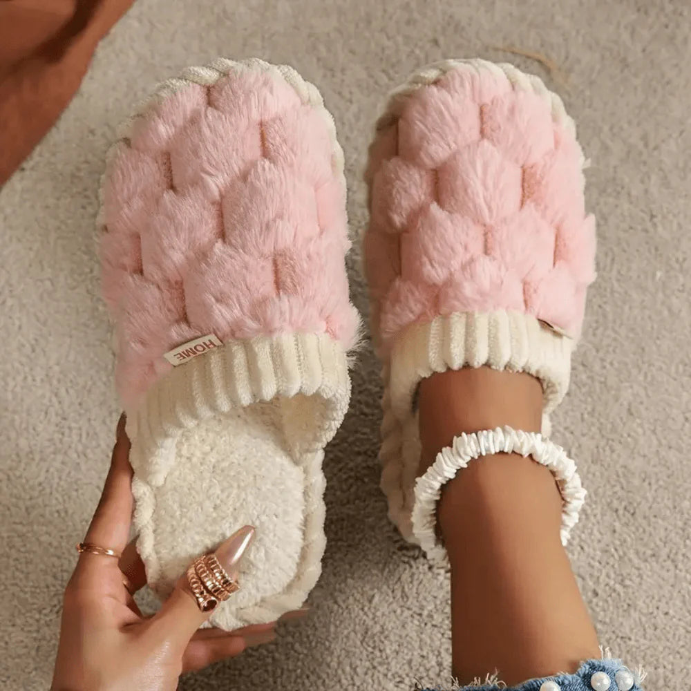 SOLEIL DOUILLET™ PANTOUFLES ANTIDÉRAPANTES EN COTON
