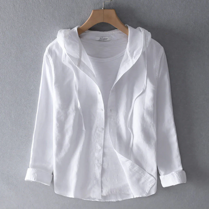 ÉLOI™ CHEMISE LÉGÈRE EN LIN À CAPUCHE