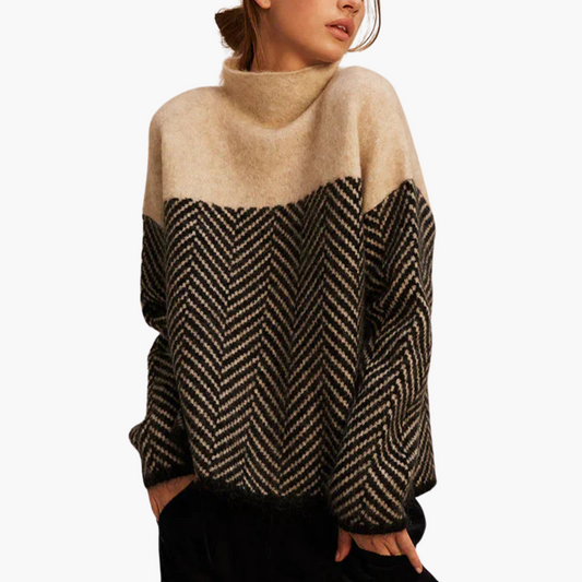 ZILKA™ PULL COL ROULÉ LUXE