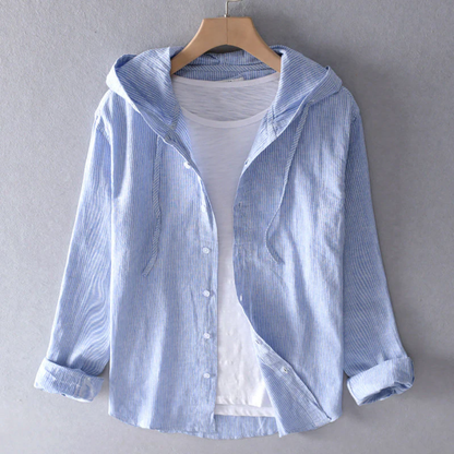 ÉLOI™ CHEMISE LÉGÈRE EN LIN À CAPUCHE