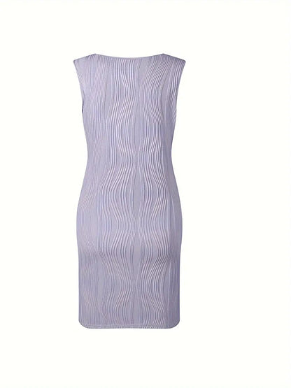 ALENA™ ROBE MIDI À RAYURES