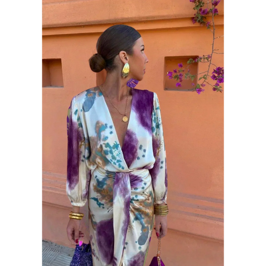 OCÉANE™ ENSEMBLE BLOUSE & JUPE TIE-DYE