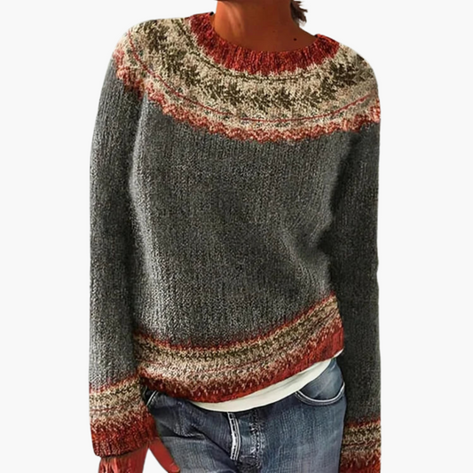 METTE™ PULL AUTOMNAL RÉTRO POUR UN STYLE COSY ET CHIC