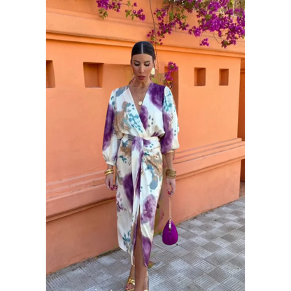 OCÉANE™ ENSEMBLE BLOUSE & JUPE TIE-DYE
