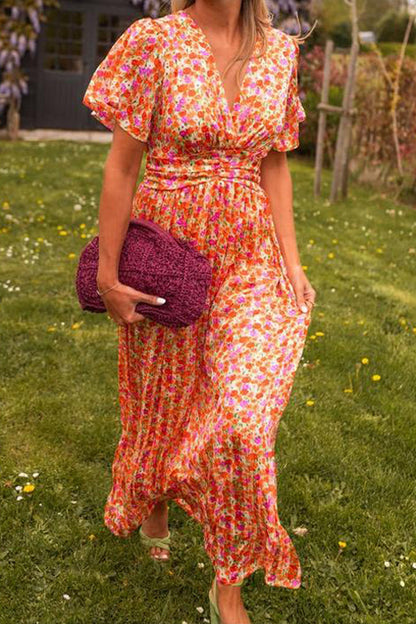 SOPHIE™ ROBE LONGUE À FLEURS