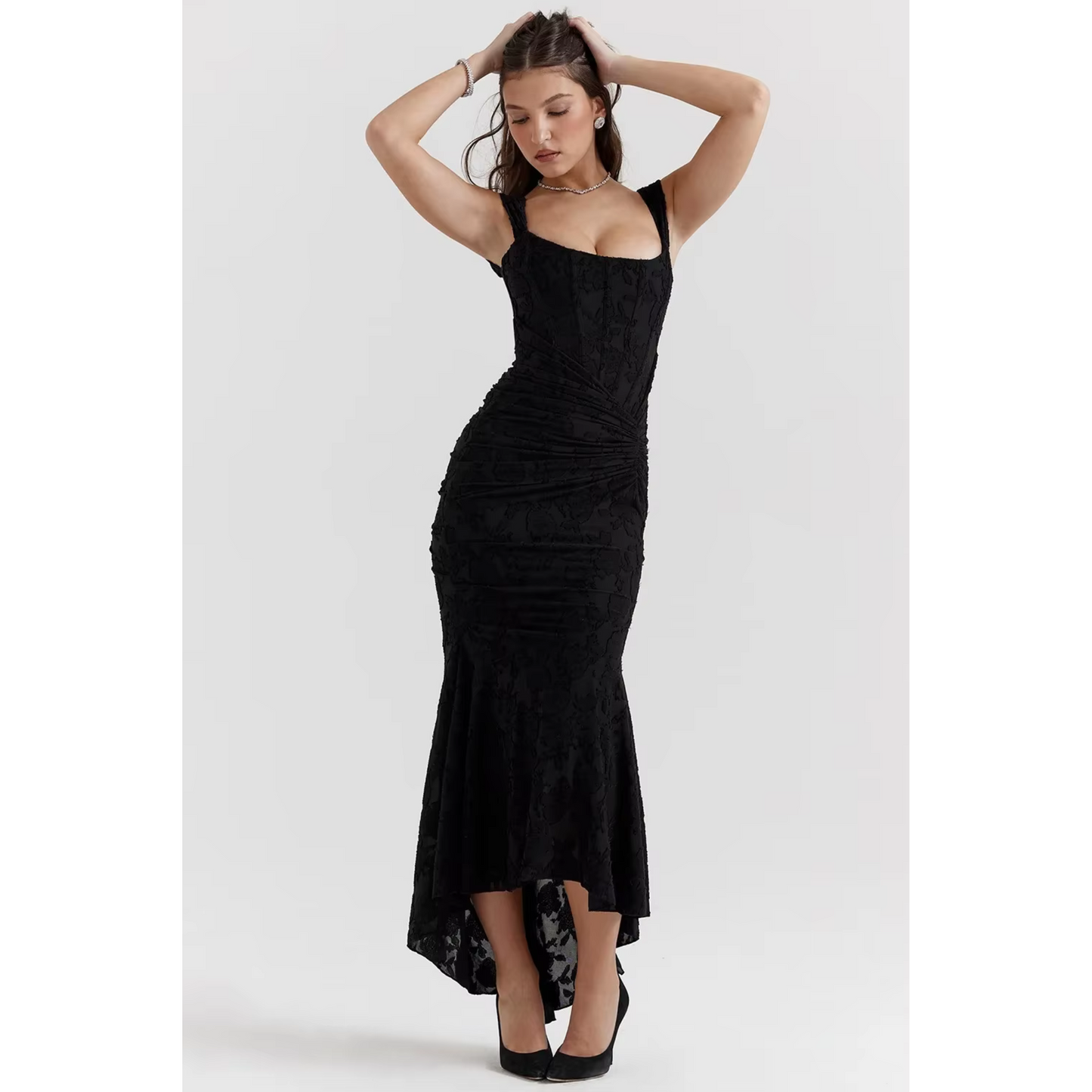 AMÉLIE™ ROBE MAXI DOS NU