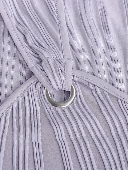ALENA™ ROBE MIDI À RAYURES