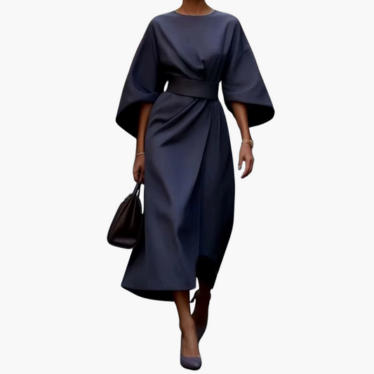 CLÉA™ ROBE LONGUE ÉLÉGANTE AVEC MANCHES CHAUVE-SOURIS