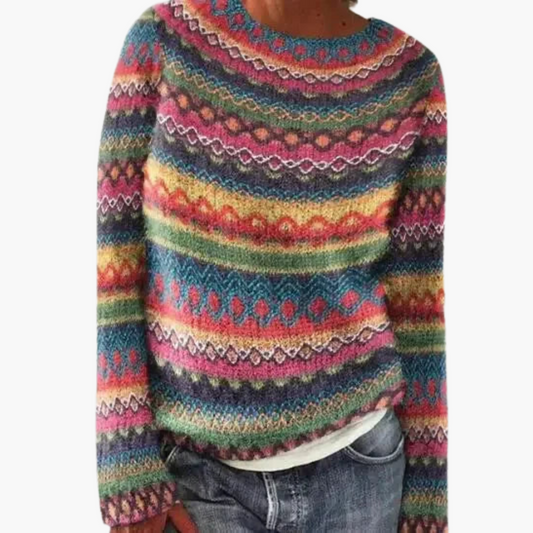 TANJA™ PULL AUTOMNAL RÉTRO POUR UN STYLE COSY ET CHIC