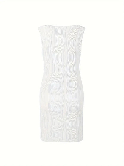ALENA™ ROBE MIDI À RAYURES
