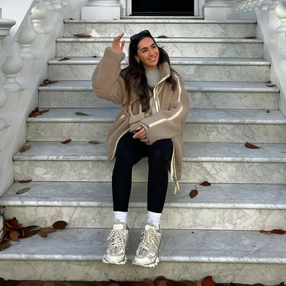 ÉCLAT HIVERNAL™ MANTEAU TEDDY FLEECE ULTRA-CHAUD