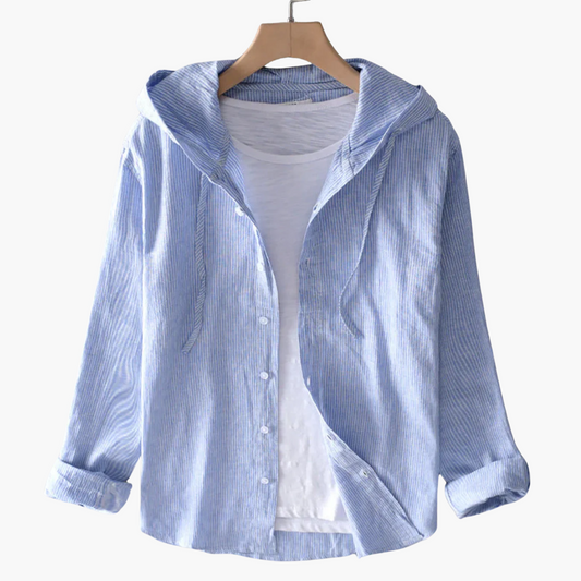 ÉLOI™ CHEMISE LÉGÈRE EN LIN À CAPUCHE