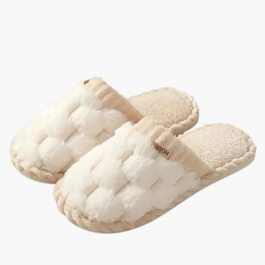 SOLEIL DOUILLET™ PANTOUFLES ANTIDÉRAPANTES EN COTON