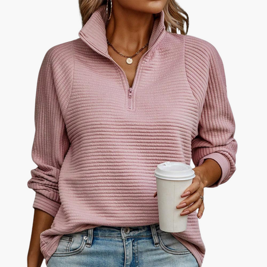 VÉRITÉ™ SWEAT-SHIRT ÉLÉGANT À COL EN V