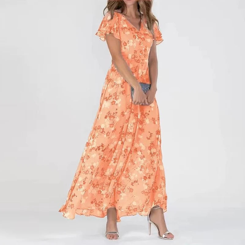 ELISE | ROBE MAXI COLORÉE