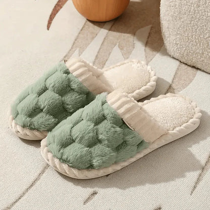 SOLEIL DOUILLET™ PANTOUFLES ANTIDÉRAPANTES EN COTON